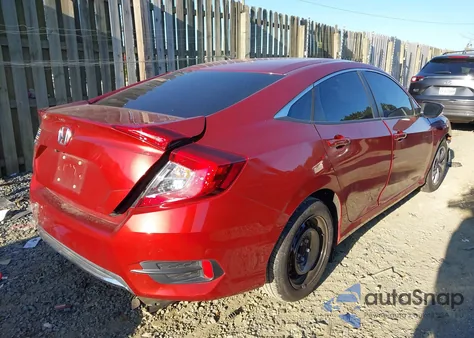 2020 Honda Civic Lx z USA, uszkodzony, nr VIN 2HGFC2F67LH563542
